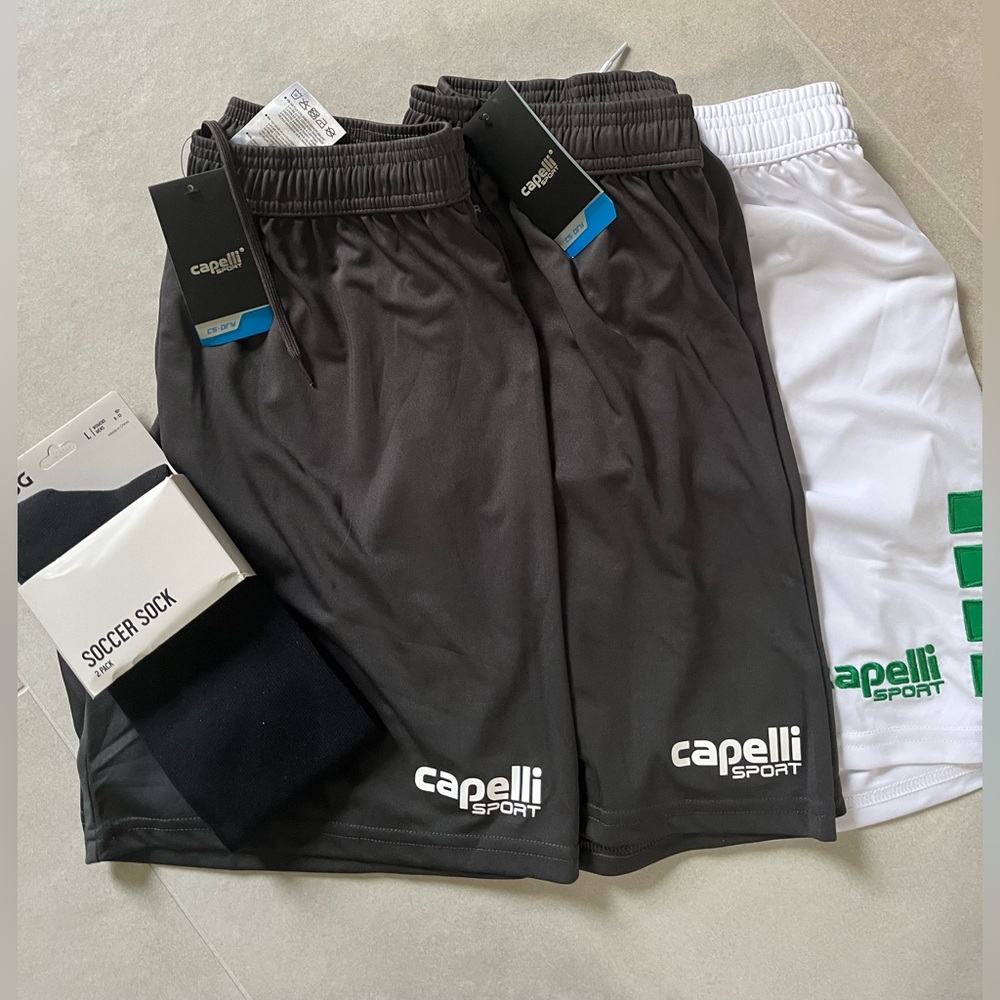 Men's Capelli Soccer Shorts/ 1 pair DSG socks